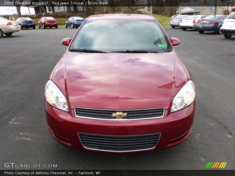 Red Jewel Tintcoat / Ebony Black 2008 Chevrolet Impala LT
