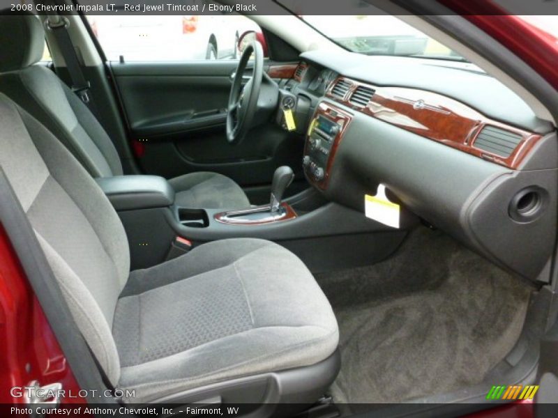Red Jewel Tintcoat / Ebony Black 2008 Chevrolet Impala LT