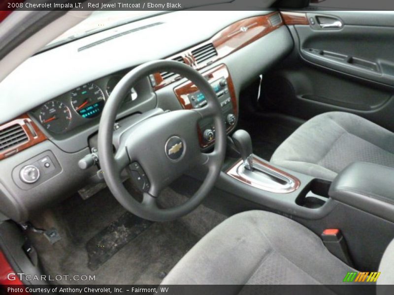Red Jewel Tintcoat / Ebony Black 2008 Chevrolet Impala LT