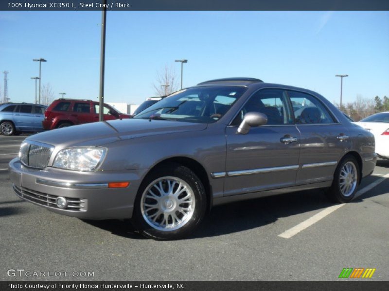 Steel Gray / Black 2005 Hyundai XG350 L