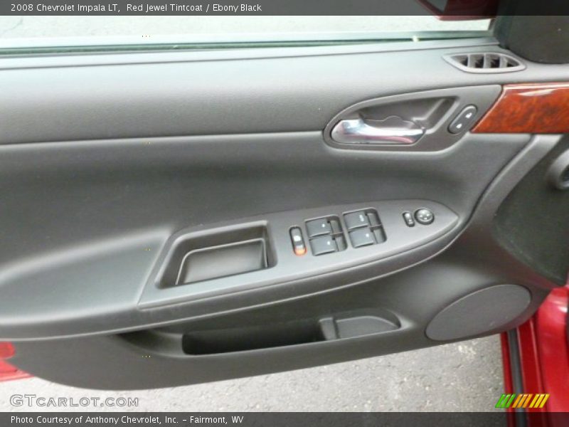Red Jewel Tintcoat / Ebony Black 2008 Chevrolet Impala LT