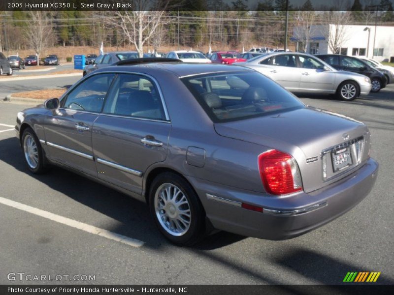Steel Gray / Black 2005 Hyundai XG350 L