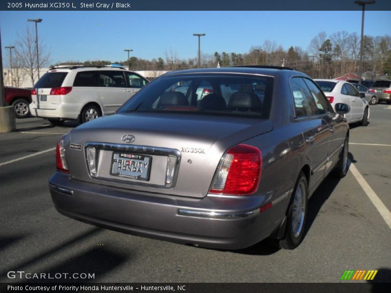 Steel Gray / Black 2005 Hyundai XG350 L