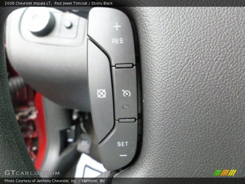 Red Jewel Tintcoat / Ebony Black 2008 Chevrolet Impala LT