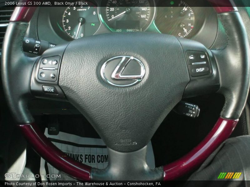 Black Onyx / Black 2006 Lexus GS 300 AWD