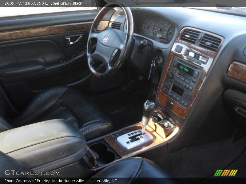 Steel Gray / Black 2005 Hyundai XG350 L