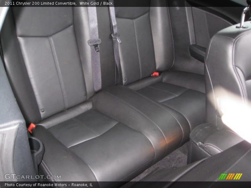 White Gold / Black 2011 Chrysler 200 Limited Convertible