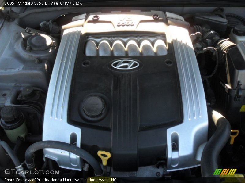 Steel Gray / Black 2005 Hyundai XG350 L