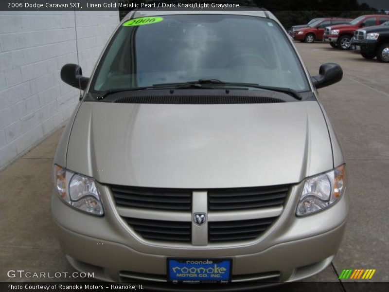 Linen Gold Metallic Pearl / Dark Khaki/Light Graystone 2006 Dodge Caravan SXT