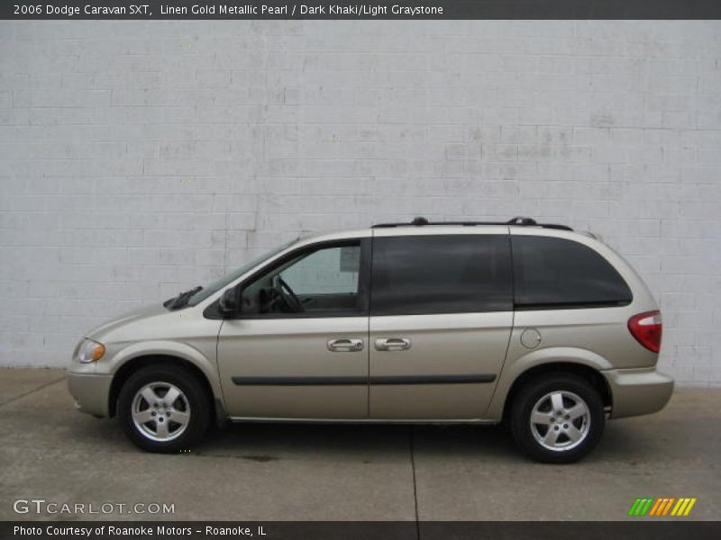 Linen Gold Metallic Pearl / Dark Khaki/Light Graystone 2006 Dodge Caravan SXT
