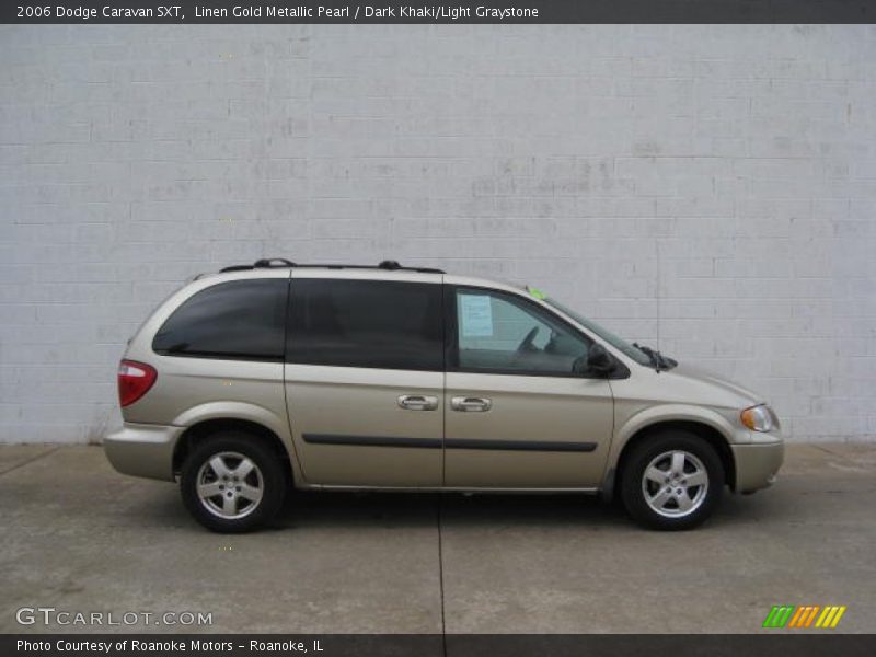Linen Gold Metallic Pearl / Dark Khaki/Light Graystone 2006 Dodge Caravan SXT