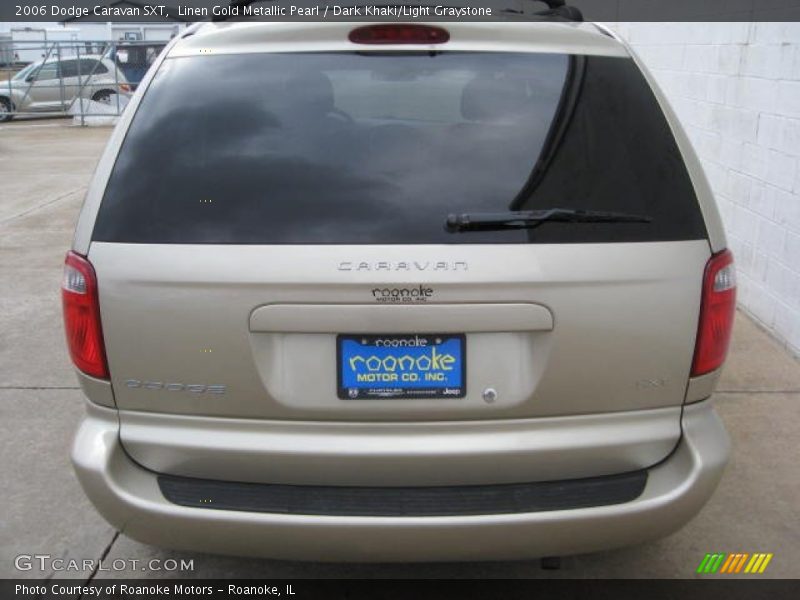 Linen Gold Metallic Pearl / Dark Khaki/Light Graystone 2006 Dodge Caravan SXT