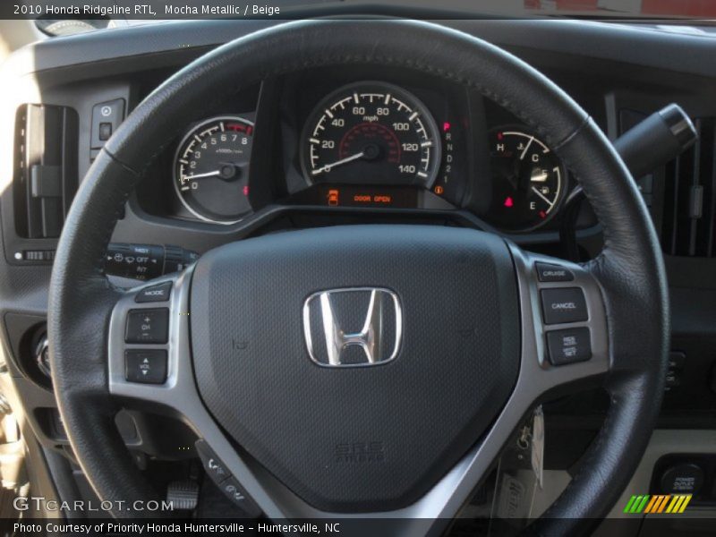 Mocha Metallic / Beige 2010 Honda Ridgeline RTL