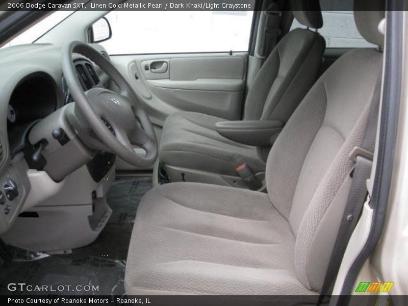 Linen Gold Metallic Pearl / Dark Khaki/Light Graystone 2006 Dodge Caravan SXT