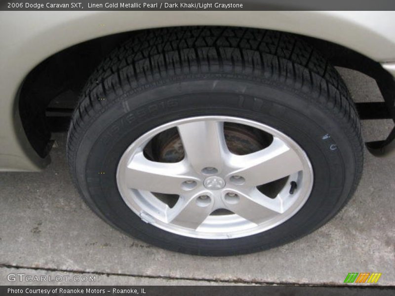 Linen Gold Metallic Pearl / Dark Khaki/Light Graystone 2006 Dodge Caravan SXT