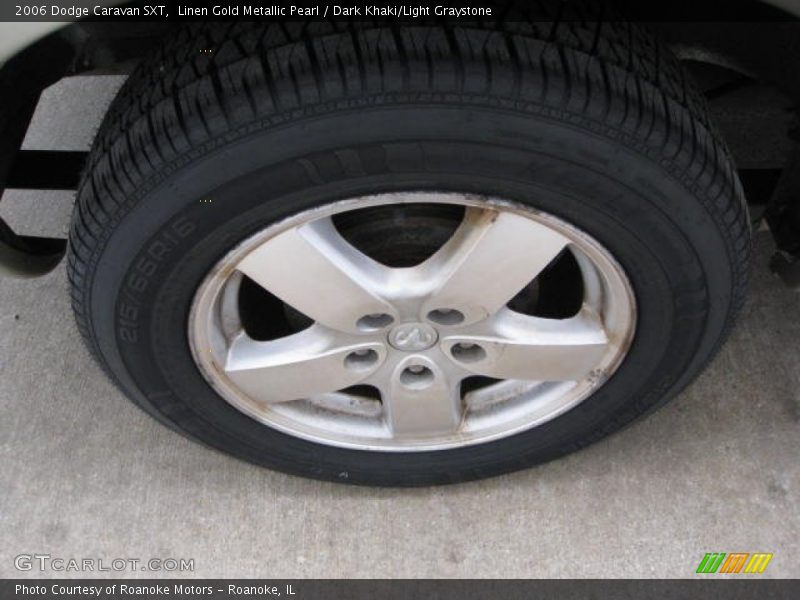 Linen Gold Metallic Pearl / Dark Khaki/Light Graystone 2006 Dodge Caravan SXT