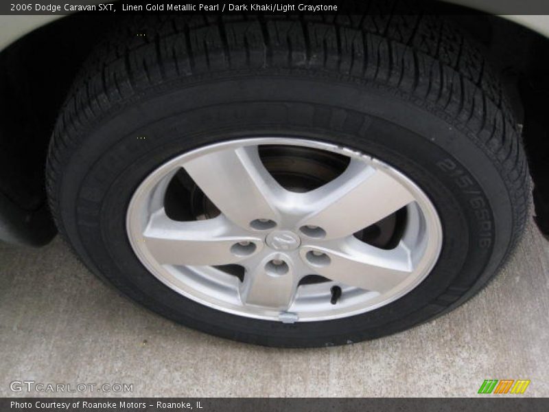 Linen Gold Metallic Pearl / Dark Khaki/Light Graystone 2006 Dodge Caravan SXT