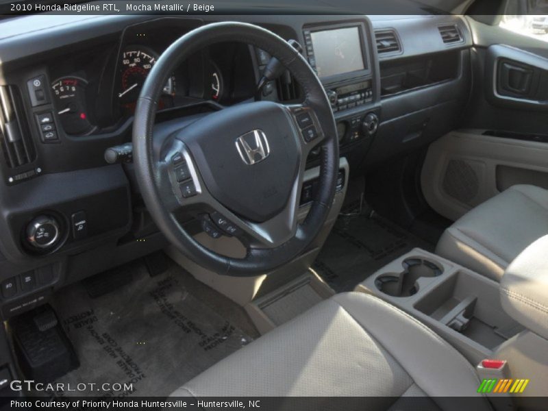 Mocha Metallic / Beige 2010 Honda Ridgeline RTL