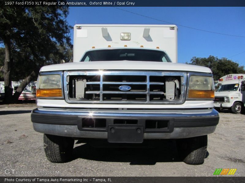 Oxford White / Opal Grey 1997 Ford F350 XLT Regular Cab Ambulance