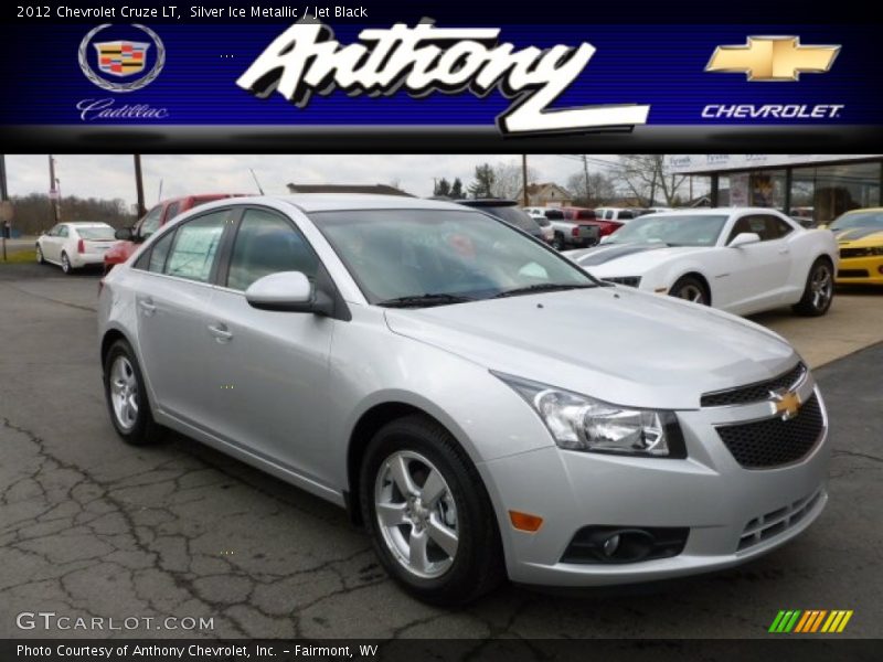 Silver Ice Metallic / Jet Black 2012 Chevrolet Cruze LT