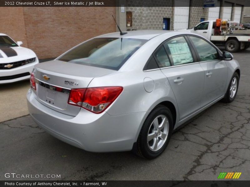 Silver Ice Metallic / Jet Black 2012 Chevrolet Cruze LT