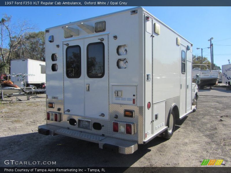 Oxford White / Opal Grey 1997 Ford F350 XLT Regular Cab Ambulance