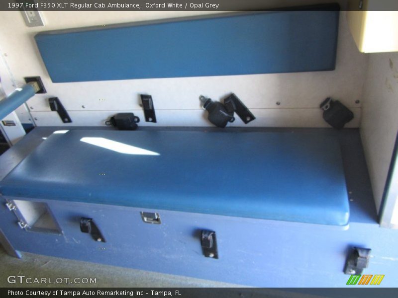 Oxford White / Opal Grey 1997 Ford F350 XLT Regular Cab Ambulance