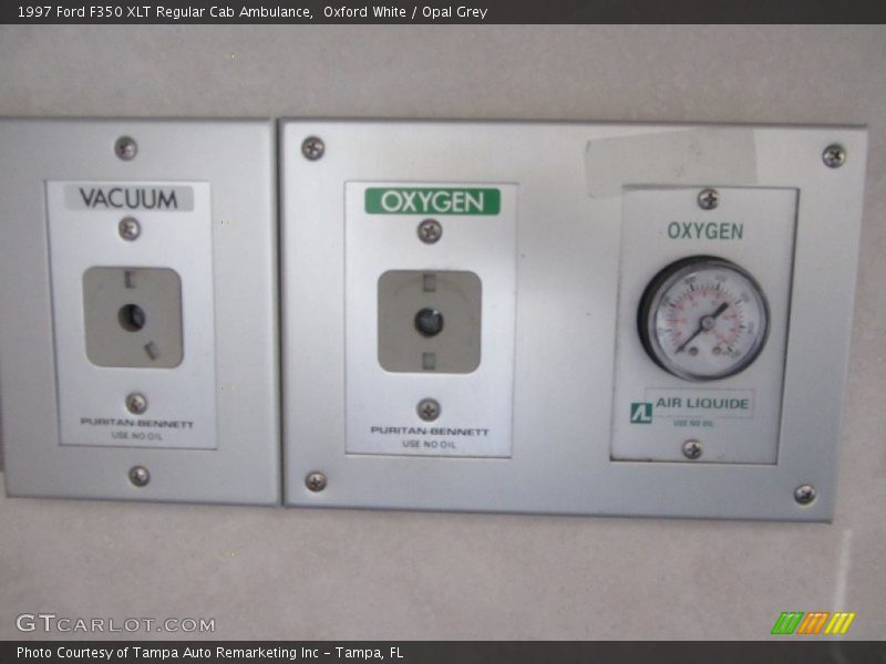 Oxford White / Opal Grey 1997 Ford F350 XLT Regular Cab Ambulance