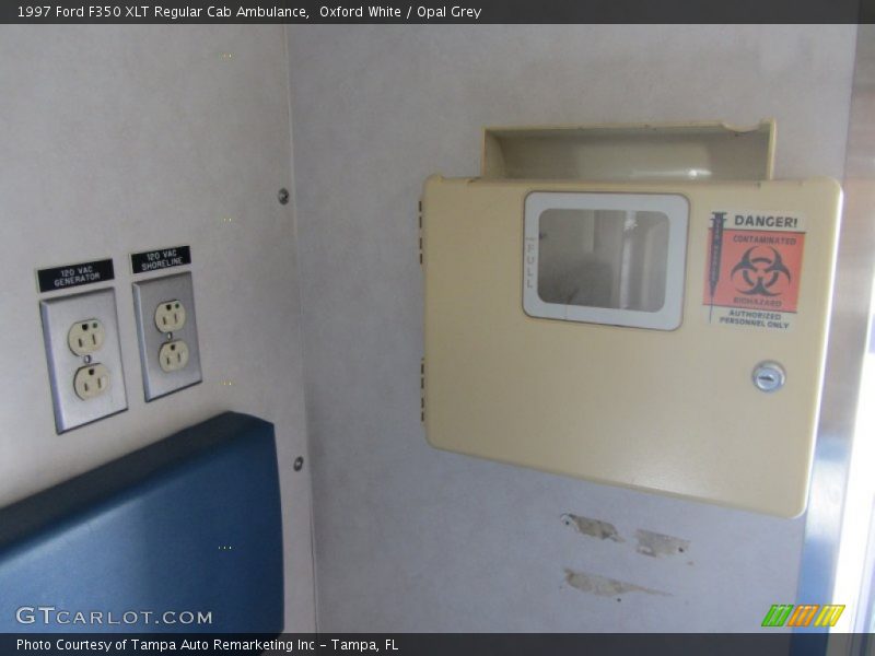 Oxford White / Opal Grey 1997 Ford F350 XLT Regular Cab Ambulance
