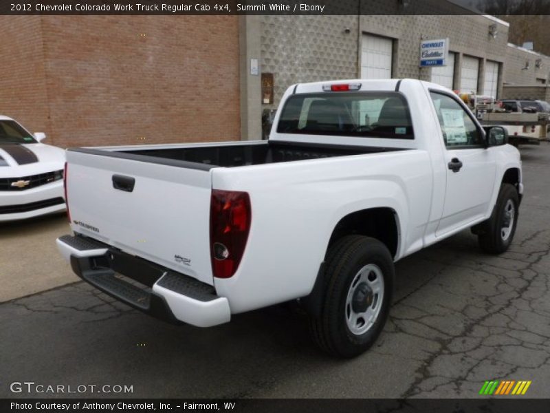  2012 Colorado Work Truck Regular Cab 4x4 Summit White