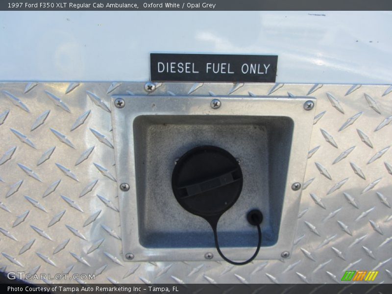 Oxford White / Opal Grey 1997 Ford F350 XLT Regular Cab Ambulance