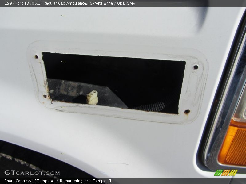 Oxford White / Opal Grey 1997 Ford F350 XLT Regular Cab Ambulance