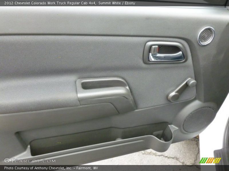 Summit White / Ebony 2012 Chevrolet Colorado Work Truck Regular Cab 4x4