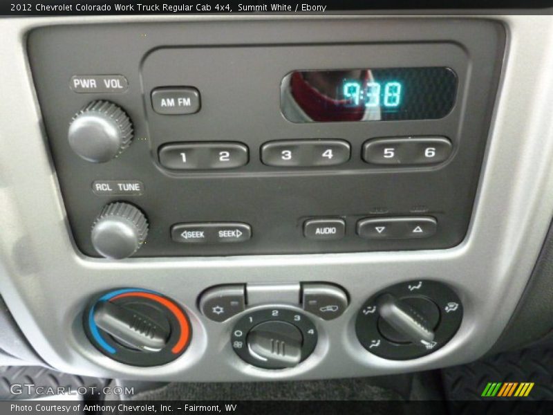 Summit White / Ebony 2012 Chevrolet Colorado Work Truck Regular Cab 4x4