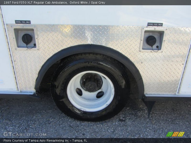 Oxford White / Opal Grey 1997 Ford F350 XLT Regular Cab Ambulance