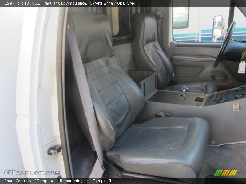 Oxford White / Opal Grey 1997 Ford F350 XLT Regular Cab Ambulance