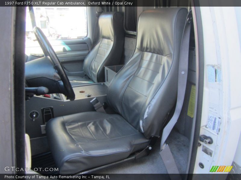 Front Seat of 1997 F350 XLT Regular Cab Ambulance