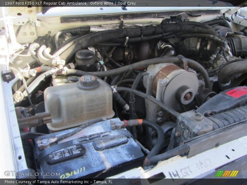  1997 F350 XLT Regular Cab Ambulance Engine - 7.3 Liter OHV 16-Valve Turbo-Diesel V8