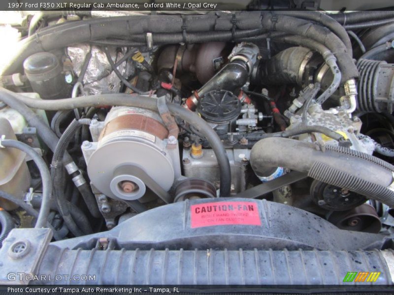  1997 F350 XLT Regular Cab Ambulance Engine - 7.3 Liter OHV 16-Valve Turbo-Diesel V8