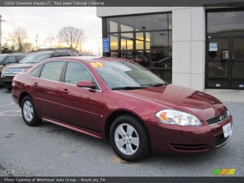 Red Jewel Tintcoat / Neutral 2009 Chevrolet Impala LT