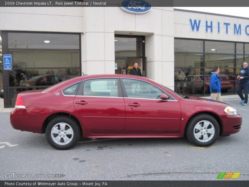 Red Jewel Tintcoat / Neutral 2009 Chevrolet Impala LT