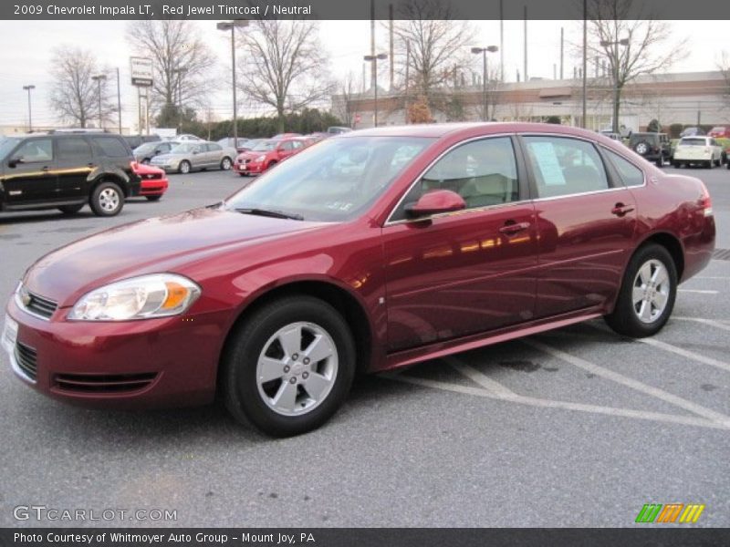 Red Jewel Tintcoat / Neutral 2009 Chevrolet Impala LT