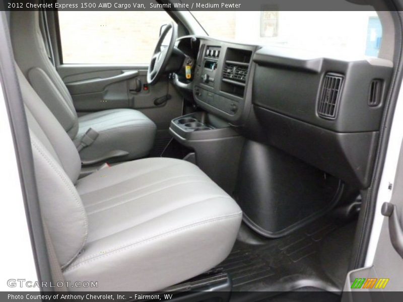 Summit White / Medium Pewter 2012 Chevrolet Express 1500 AWD Cargo Van