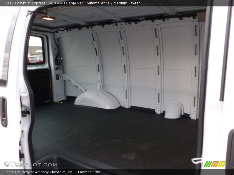 Summit White / Medium Pewter 2012 Chevrolet Express 1500 AWD Cargo Van