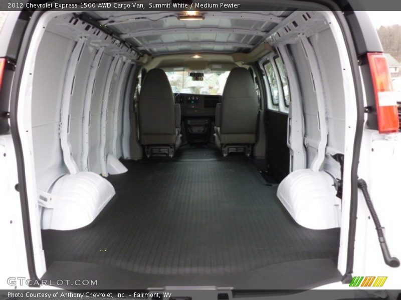 Summit White / Medium Pewter 2012 Chevrolet Express 1500 AWD Cargo Van