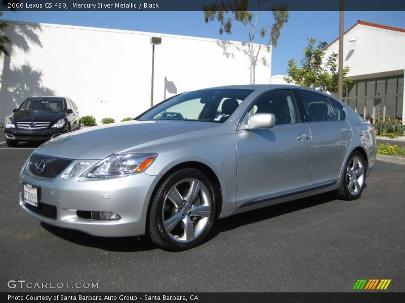 Mercury Silver Metallic / Black 2006 Lexus GS 430