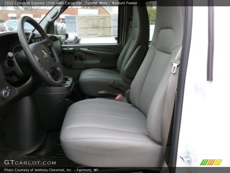 Summit White / Medium Pewter 2012 Chevrolet Express 1500 AWD Cargo Van