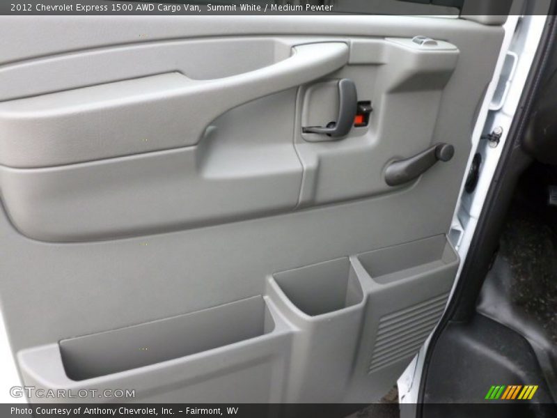 Summit White / Medium Pewter 2012 Chevrolet Express 1500 AWD Cargo Van