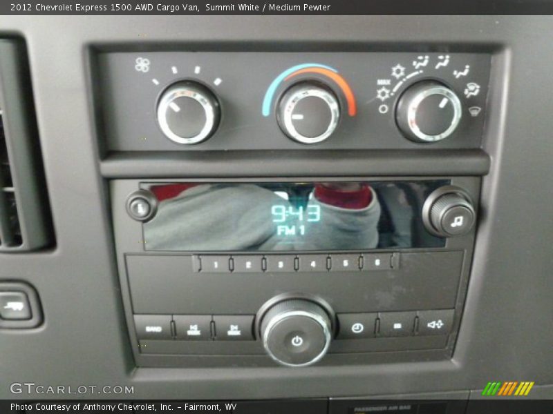 Summit White / Medium Pewter 2012 Chevrolet Express 1500 AWD Cargo Van