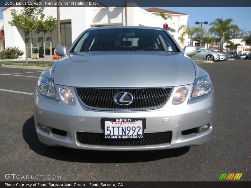 Mercury Silver Metallic / Black 2006 Lexus GS 430